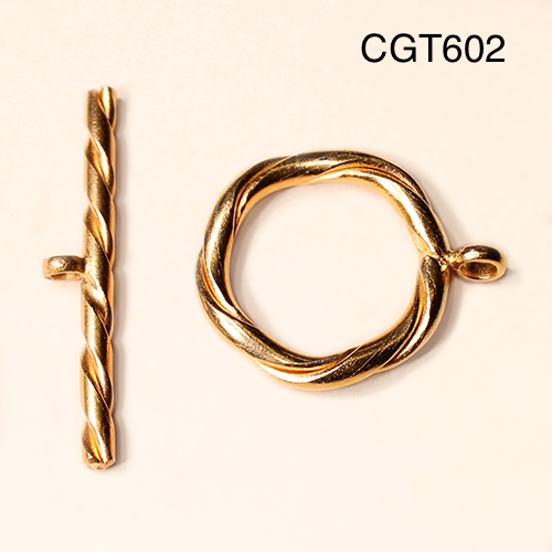 Large Gold Plated Toggle
