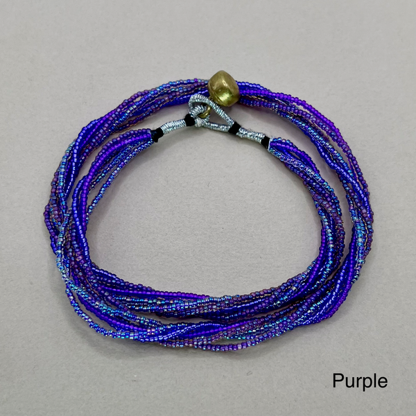 New Colors - Multi Strand Seed Bead Necklaces - Short