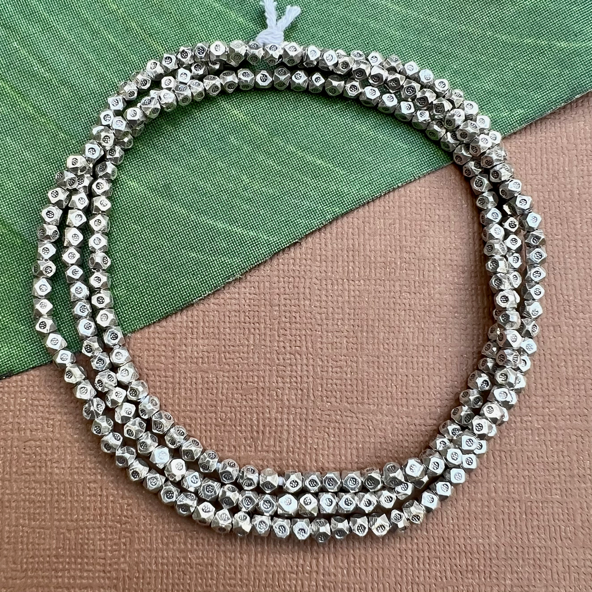 Hill Tribe Silver Stamped Discs Beads – Bead Goes On