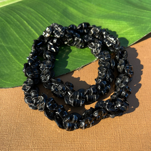 Black Button Beads - 100 Pieces
