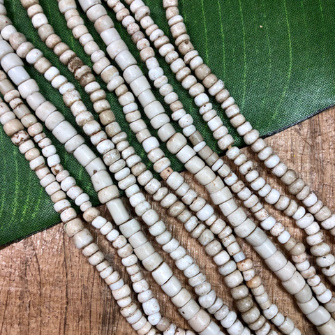 White African Seed Beads - 23" to 27"