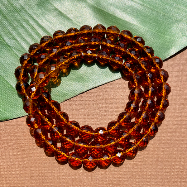Vintage Fire Polish Crystal 10mm - 100 Pieces