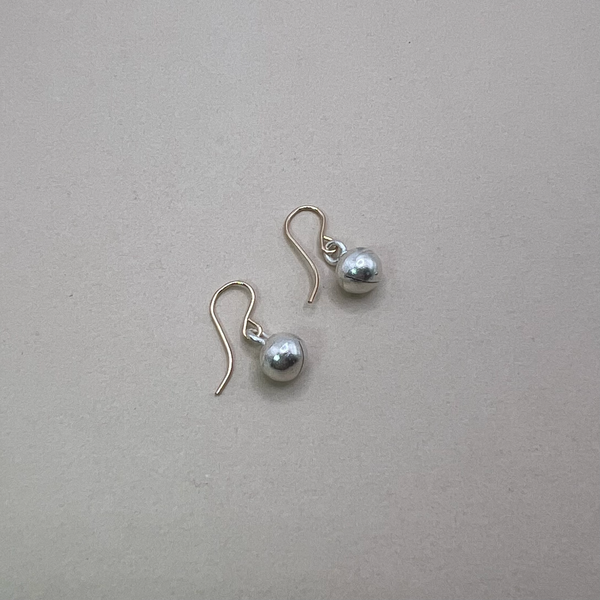 Hill Tribe Fine Silver Bell Earrings
