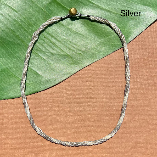 Multi Strand Seed Bead Necklaces - 6 Strand Short