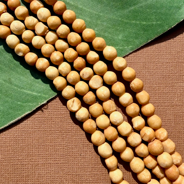 7mm Bone Beads - 50 Pieces