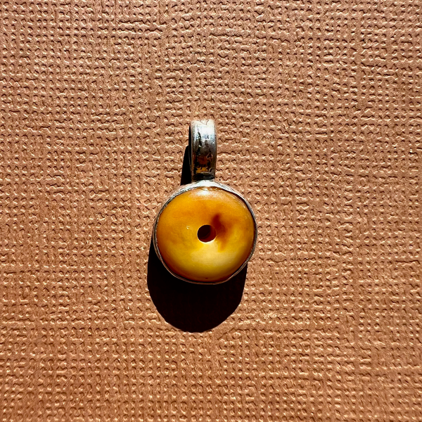 Amber 12mm Pendants - 1 Piece