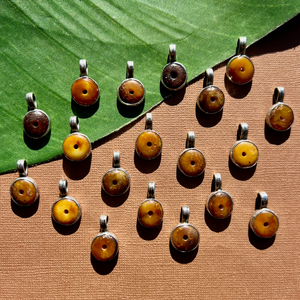 Amber 12mm Pendants - 1 Piece