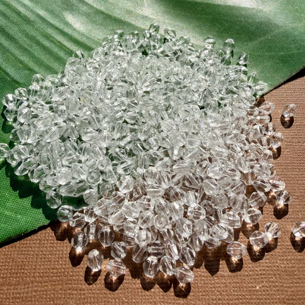 Vintage Crystal Bi-Cone Beads 5mm - 100 Pieces