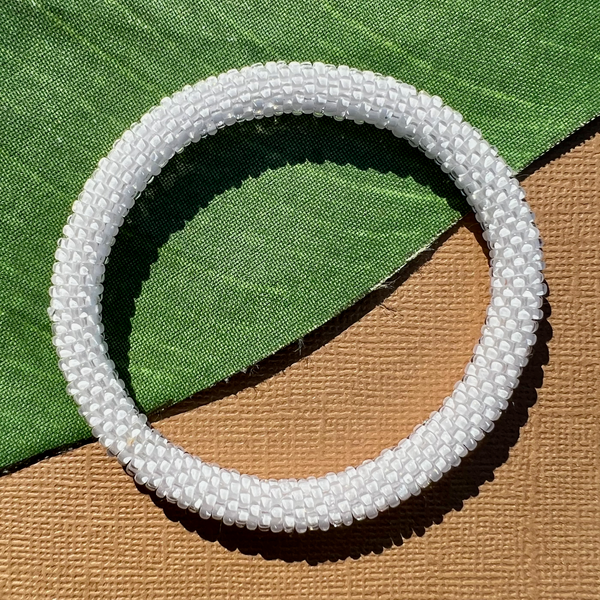 Blue Beaded Bangles #19