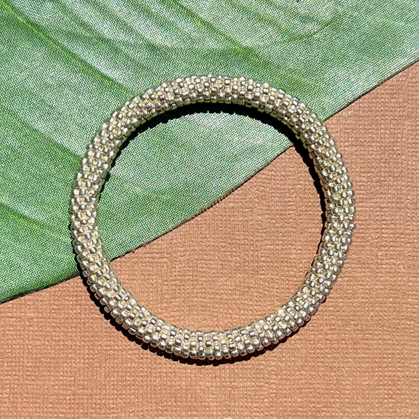 Blue Beaded Bangles #20
