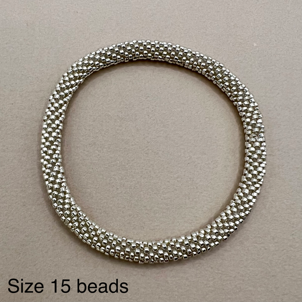 Blue Beaded Bangles #21