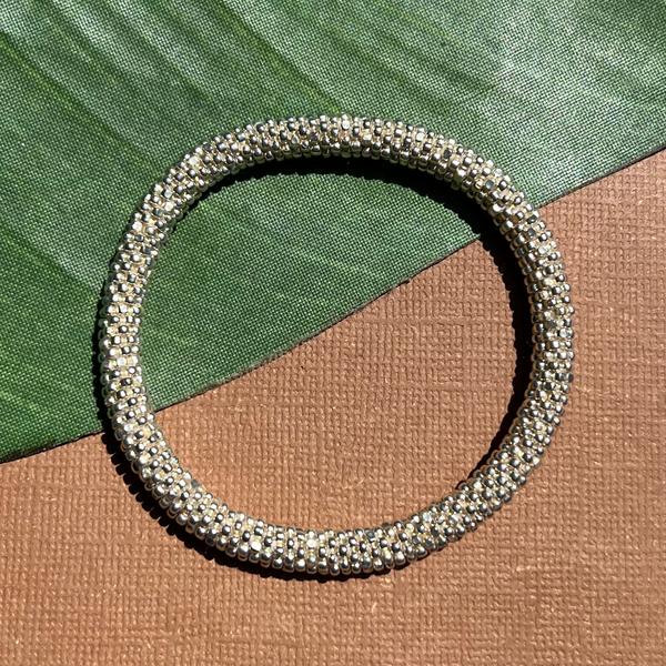 Blue Beaded Bangles #23