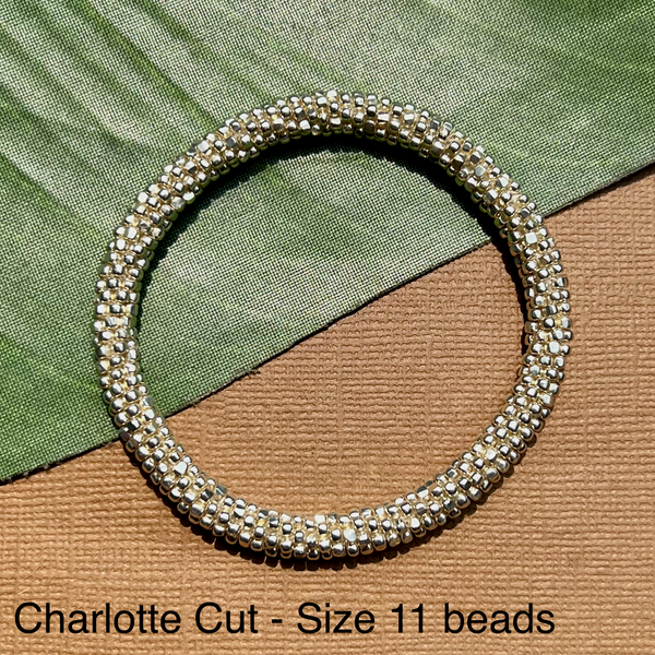 Blue Beaded Bangles #24