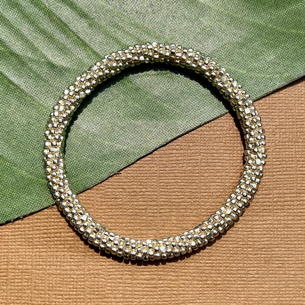 Blue Beaded Bangles #24