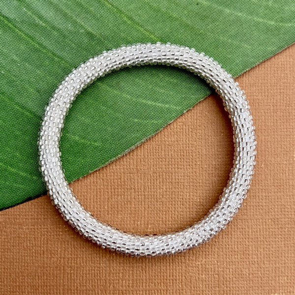 Blue Beaded Bangles #25