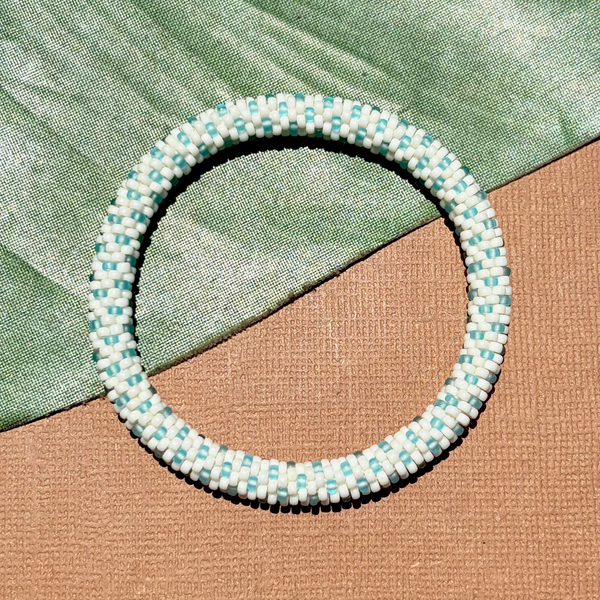 Blue Beaded Bangles #2