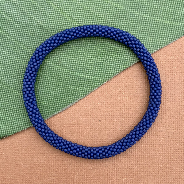 Blue Beaded Bangles #30