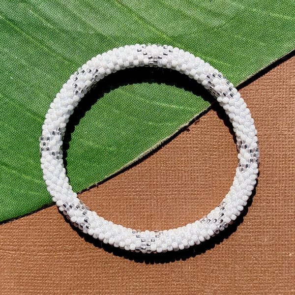 Blue Beaded Bangles #32