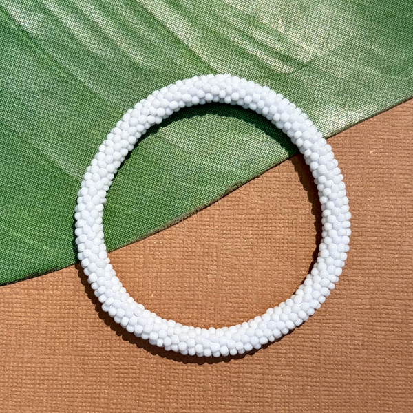 Blue Beaded Bangles #34