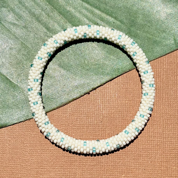 Blue Beaded Bangles #7