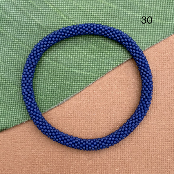 Blue Sky (Blues) Beaded Bangles