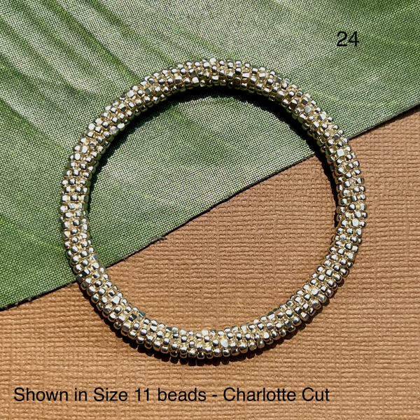 Blue Sky (Blues) Beaded Bangles