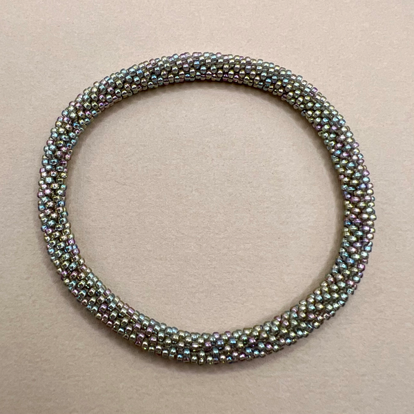 Green Beaded Bangles #8