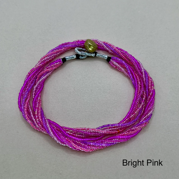 New Colors - Multi Strand Seed Bead Necklaces - Short
