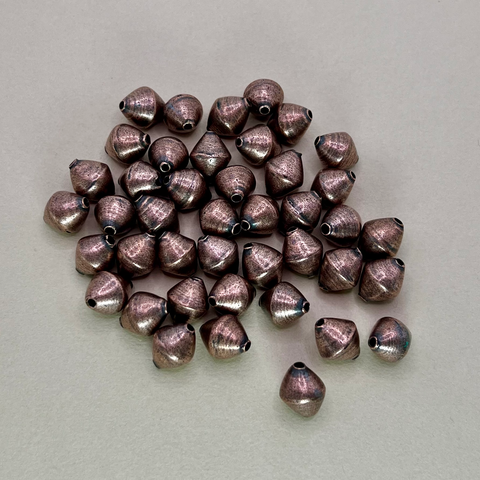 Copper Bi-Cone Beads - 1 Piece