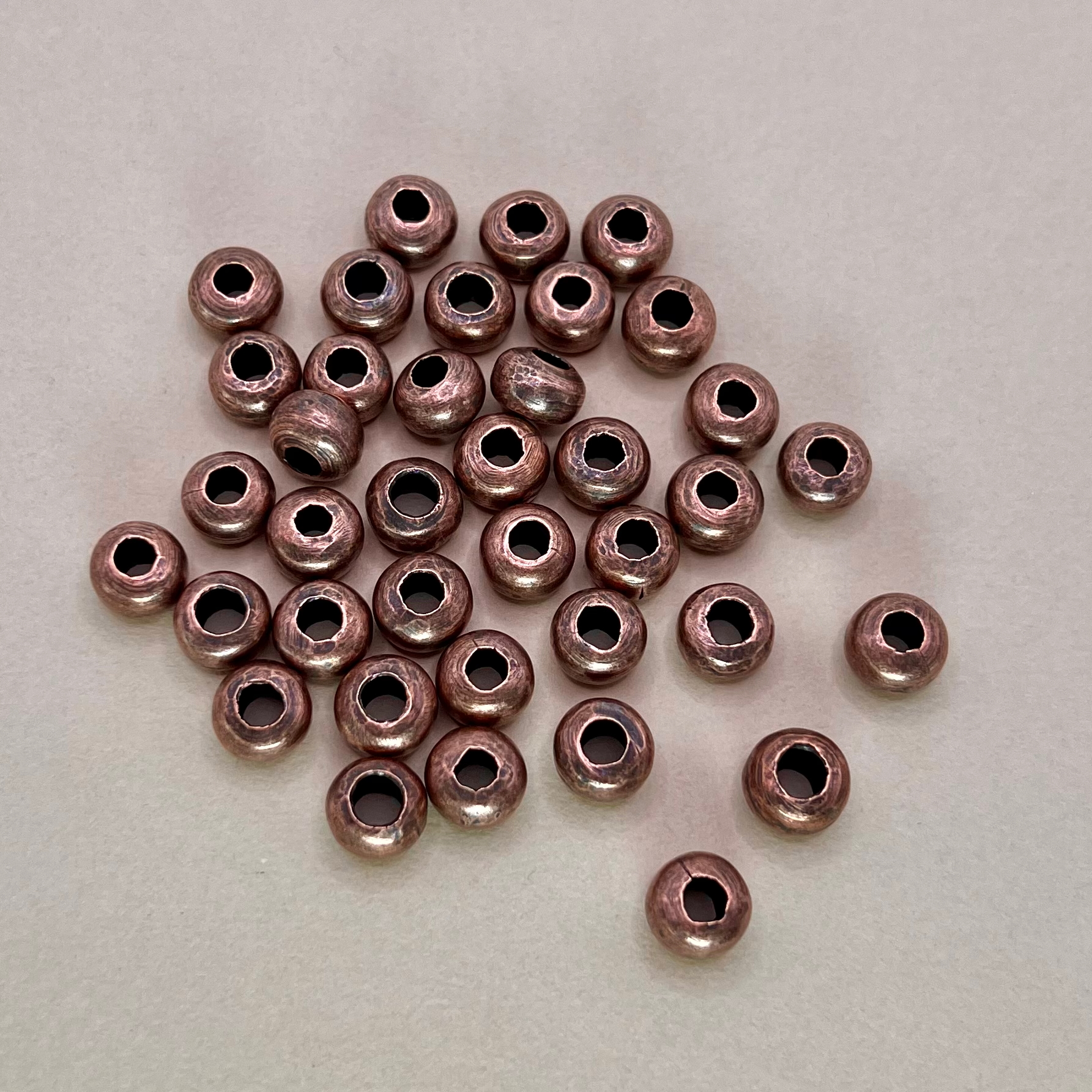 Copper Large Hole Beads - 1 Piece – Bead Goes On
