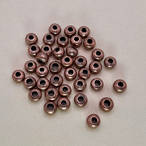 Copper Large Hole Beads - 1 Piece