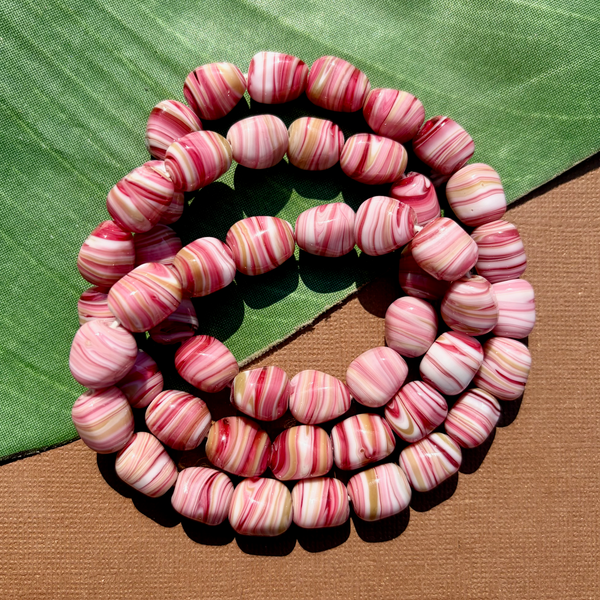 Cotton Candy "Pink" Glass - 25 Pieces