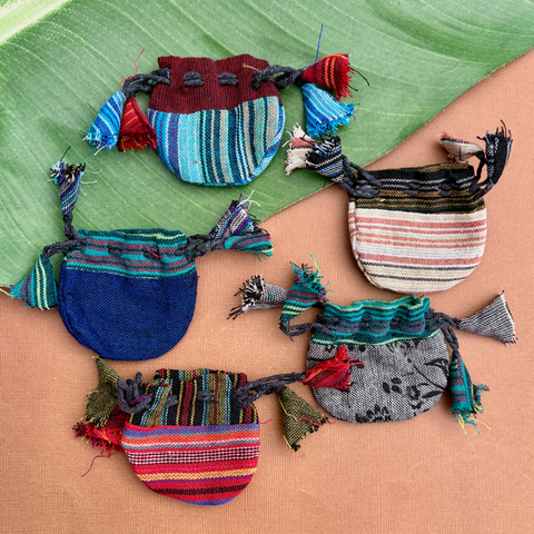Cotton Drawstring Bags - 5 Pieces