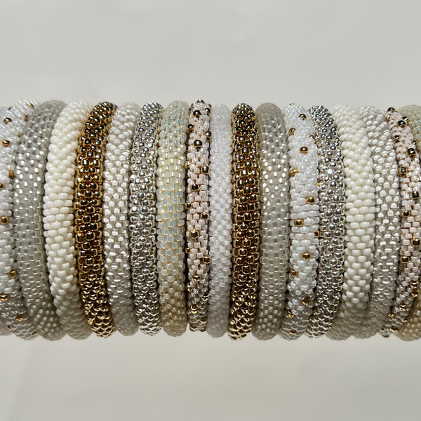 Multi - Biscuits - Beaded Bangles #3