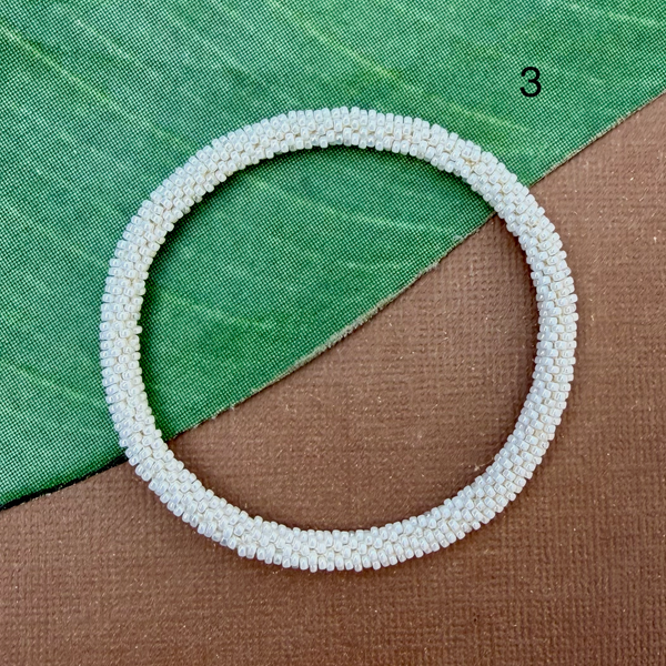 Blue Sky (Blues) Beaded Bangles