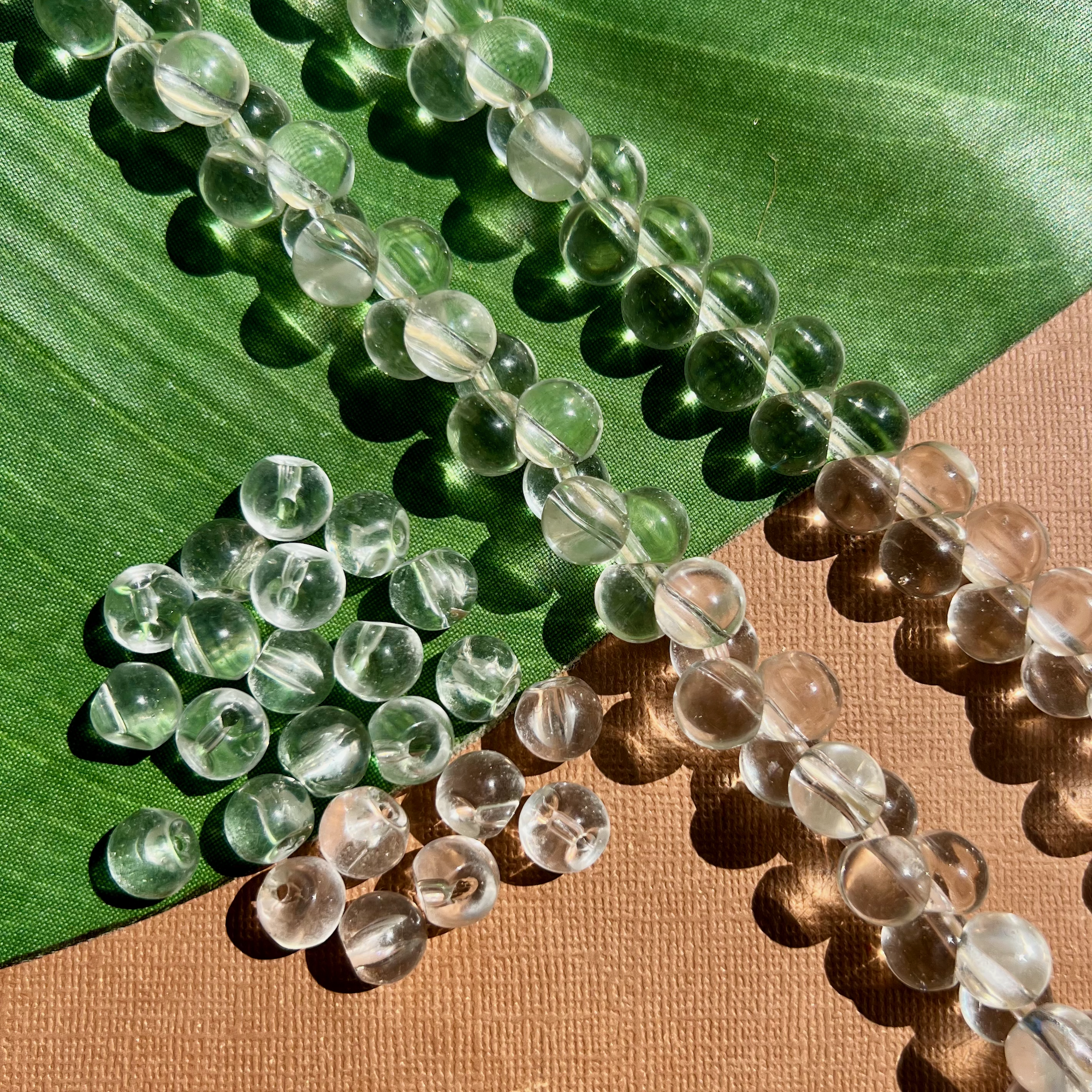 Crystal Drop Beads - 100 Pieces