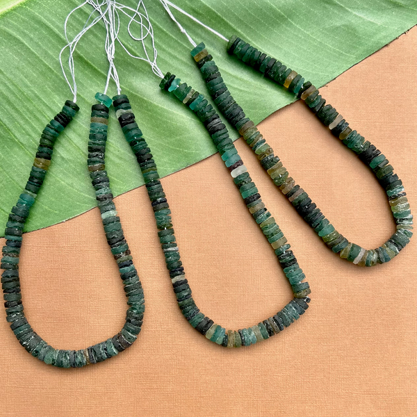 Roman Glass 10mm Cylinder Bead Strands