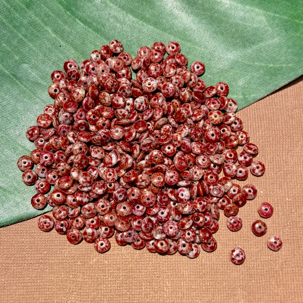Picasso Red Discs Tubes - 200 Pieces