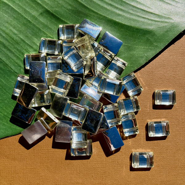 Double Hole Rectangle Tile - 50 Pieces