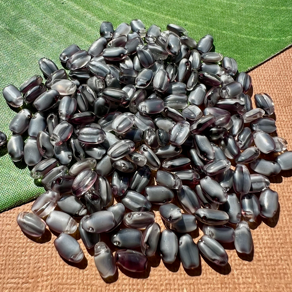 Gray Rectangle Drop Beads - 175 Pieces