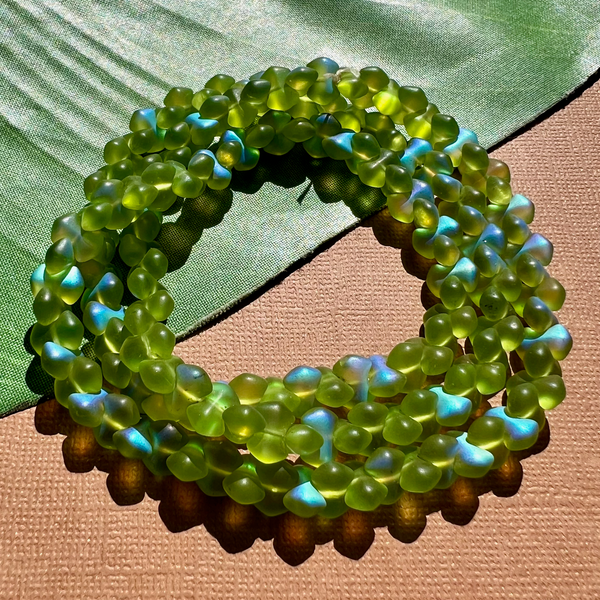 Iridescent Green Diamond Barbells - 150 Pieces