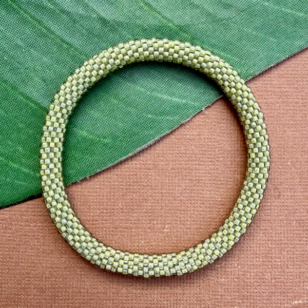Green Beaded Bangles #16