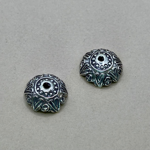 Hill Tribe Silver Bead Caps – Bead Goes On