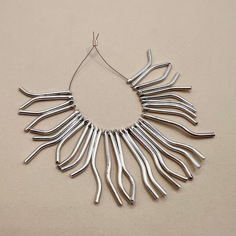 Hill Tribe Fine Silver Spike Pendants