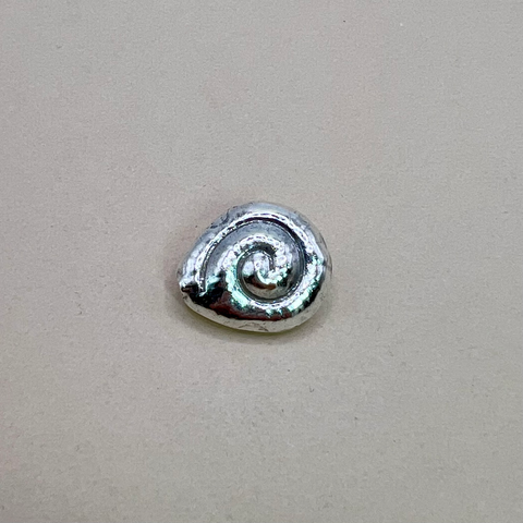Hill Tribe Fine Silver Shell Beads