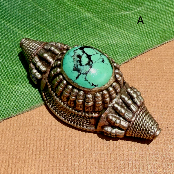 Tibetan Turquoise Hair Ornaments