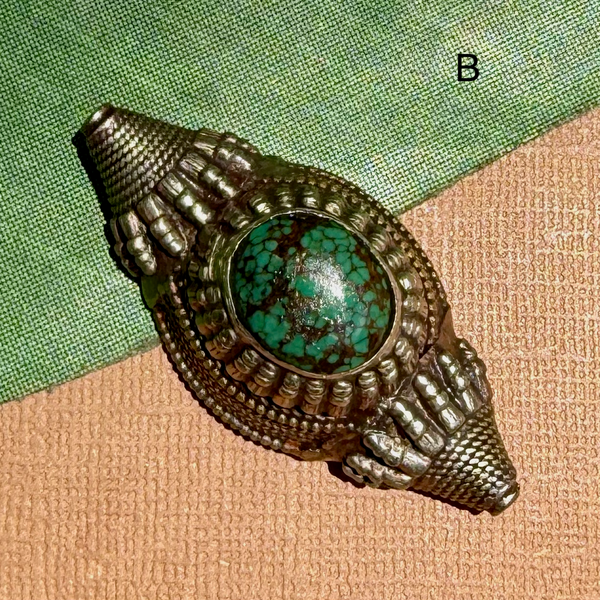 Tibetan Turquoise Hair Ornaments