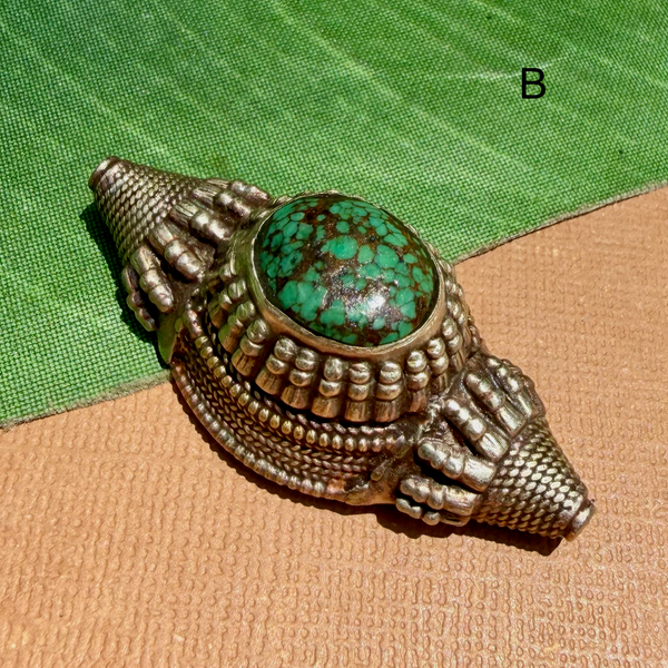 Tibetan Turquoise Hair Ornaments