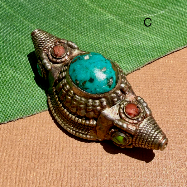 Tibetan Turquoise Hair Ornaments