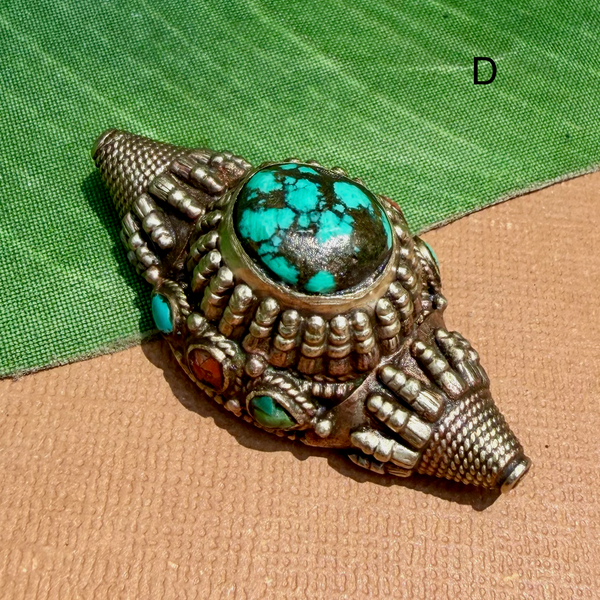Tibetan Turquoise Hair Ornaments